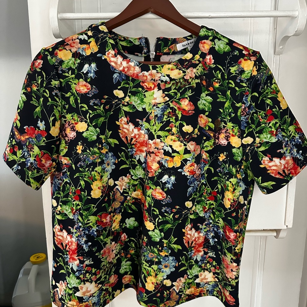 Boxy Floral Women's Top